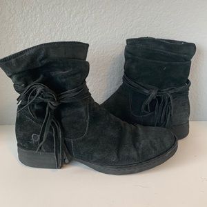 Born suede booties